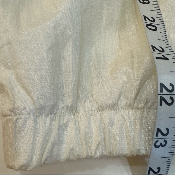 Vintage MS Cambridge Hooded Jacket Hidden Full Zip Snap Buttons Pockets Size Med - Picture 13 of 14